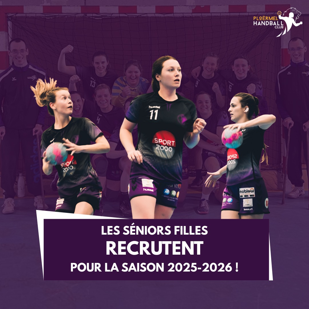 Les Séniors Féminines recrutent ! 💜🧡 2