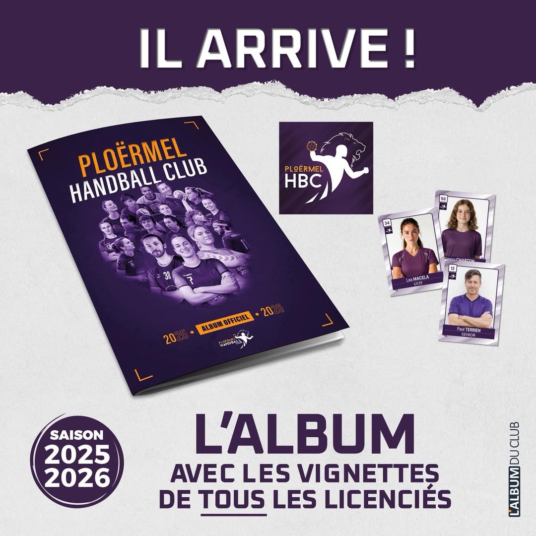 L’album du Ploërmel Handball arrive ! 📖 2