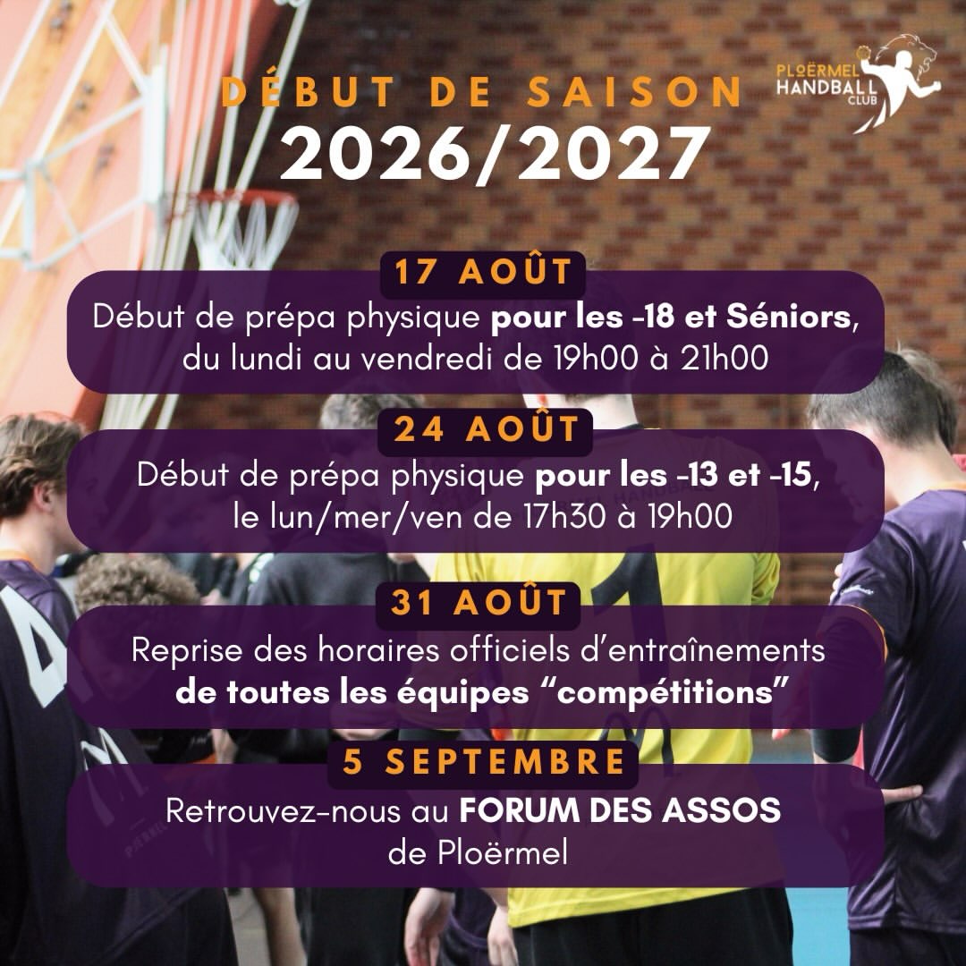 DEBUT DE SAISON AU PHC 2